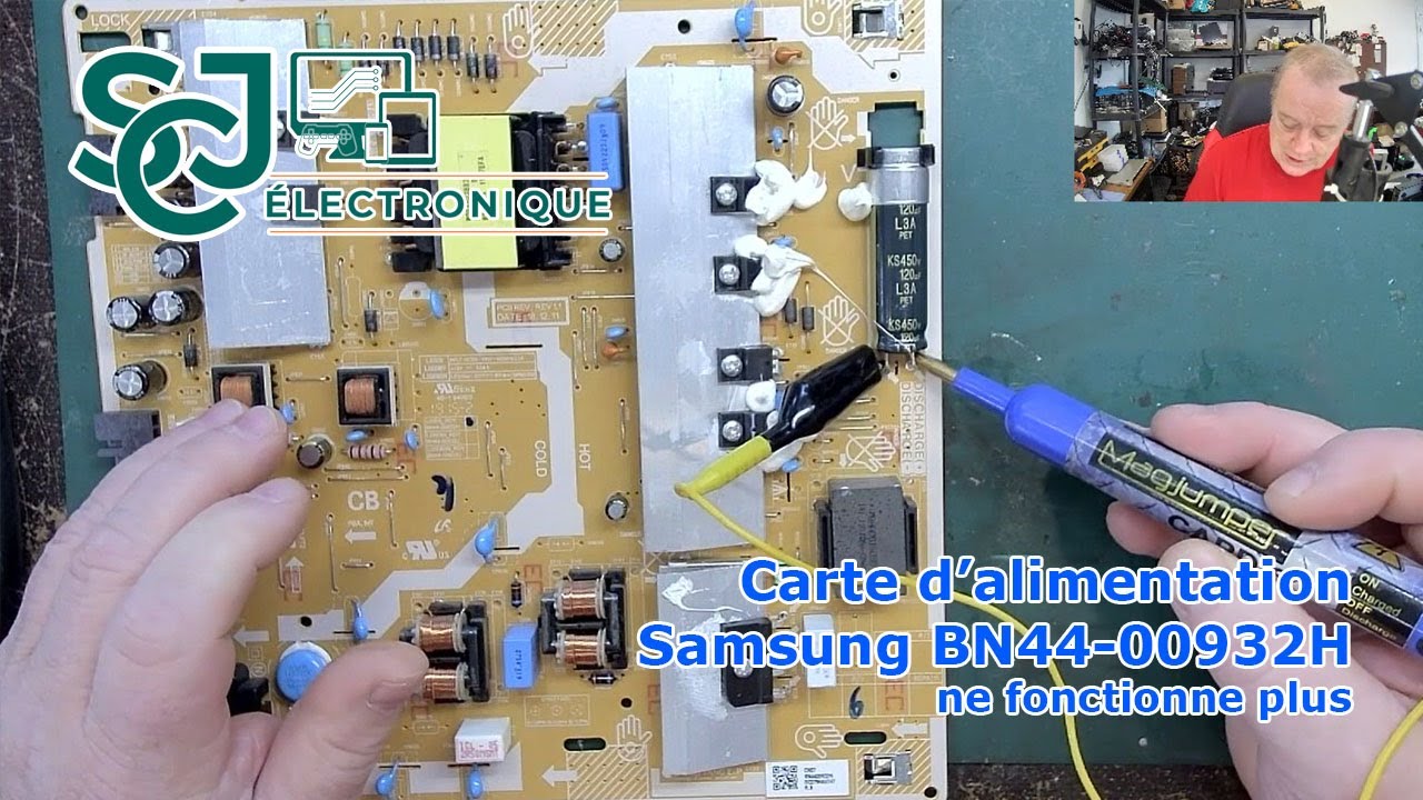 Carte d'alimentation de téléviseur Samsung BN44-00932H  | SJC Électronique