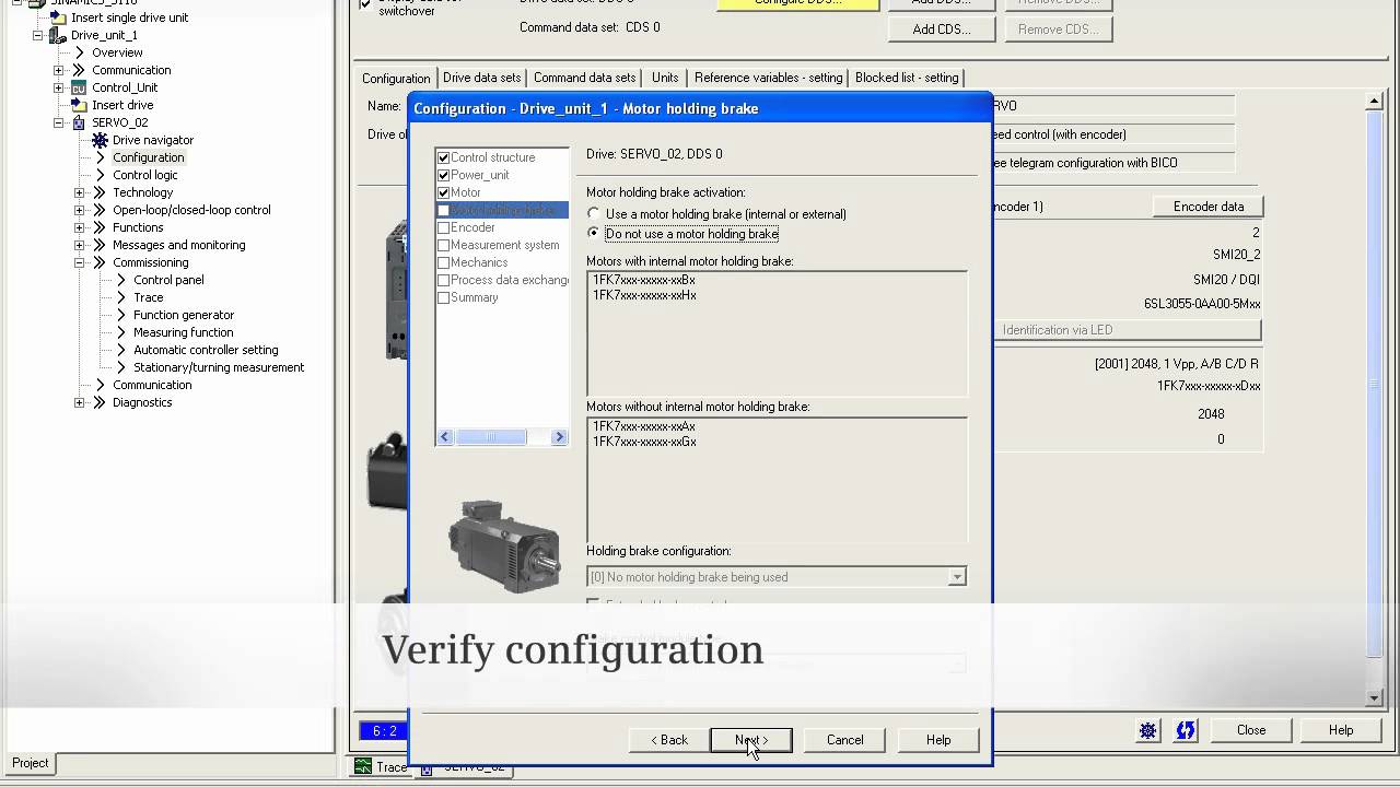 SINAMICS S110 - Commissioning with STARTER