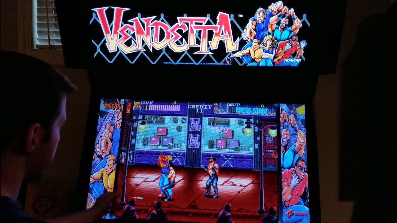 Vendetta/Crime Fighters 2 (Japan) Arcade Cabinet MAME Playthrough w/ Hypermarquee