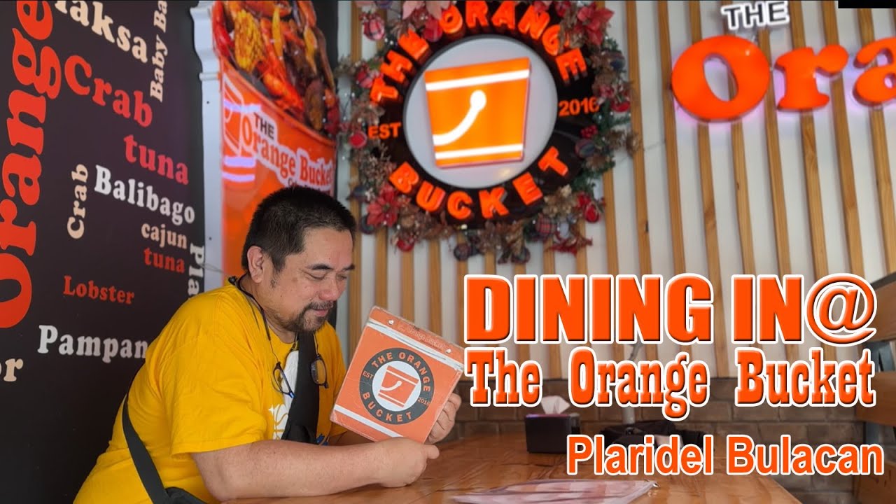 #dinein at The Orange Bucket #plaridel #bulacan #eating #seafood #cajun #christmas #kain #pigout