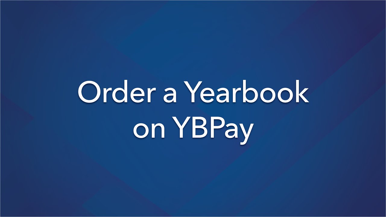 Order a Yearbook on YBPay