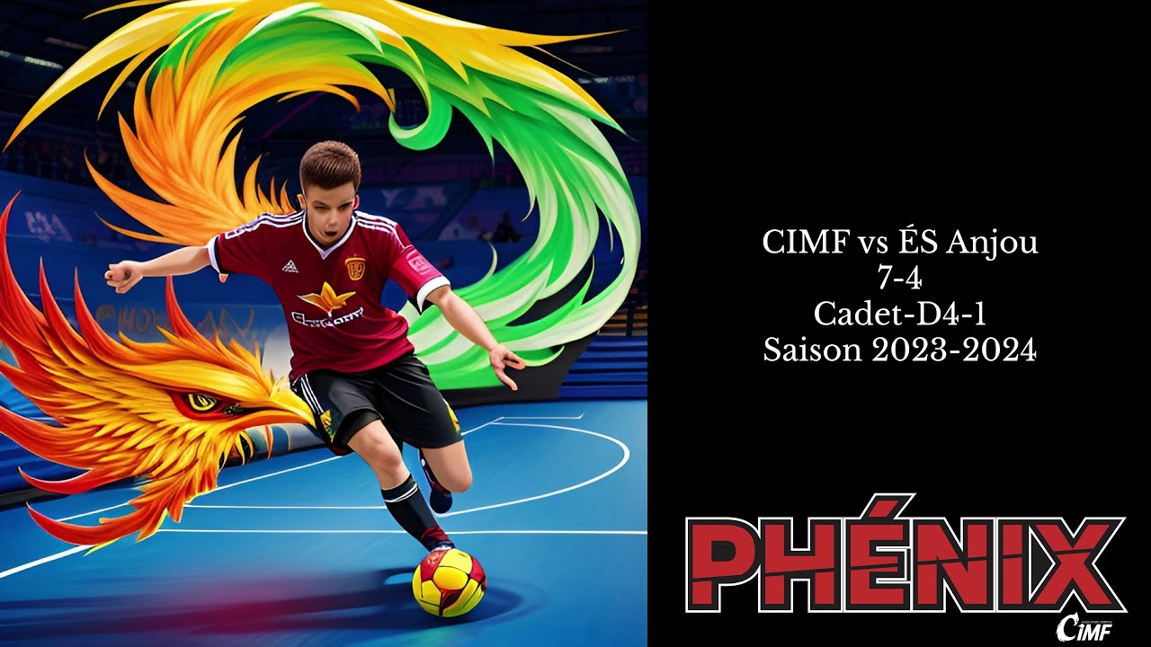 Match Futsal - CIMF vs ES Anjou - (7-4) - Cadet D4-1 -
