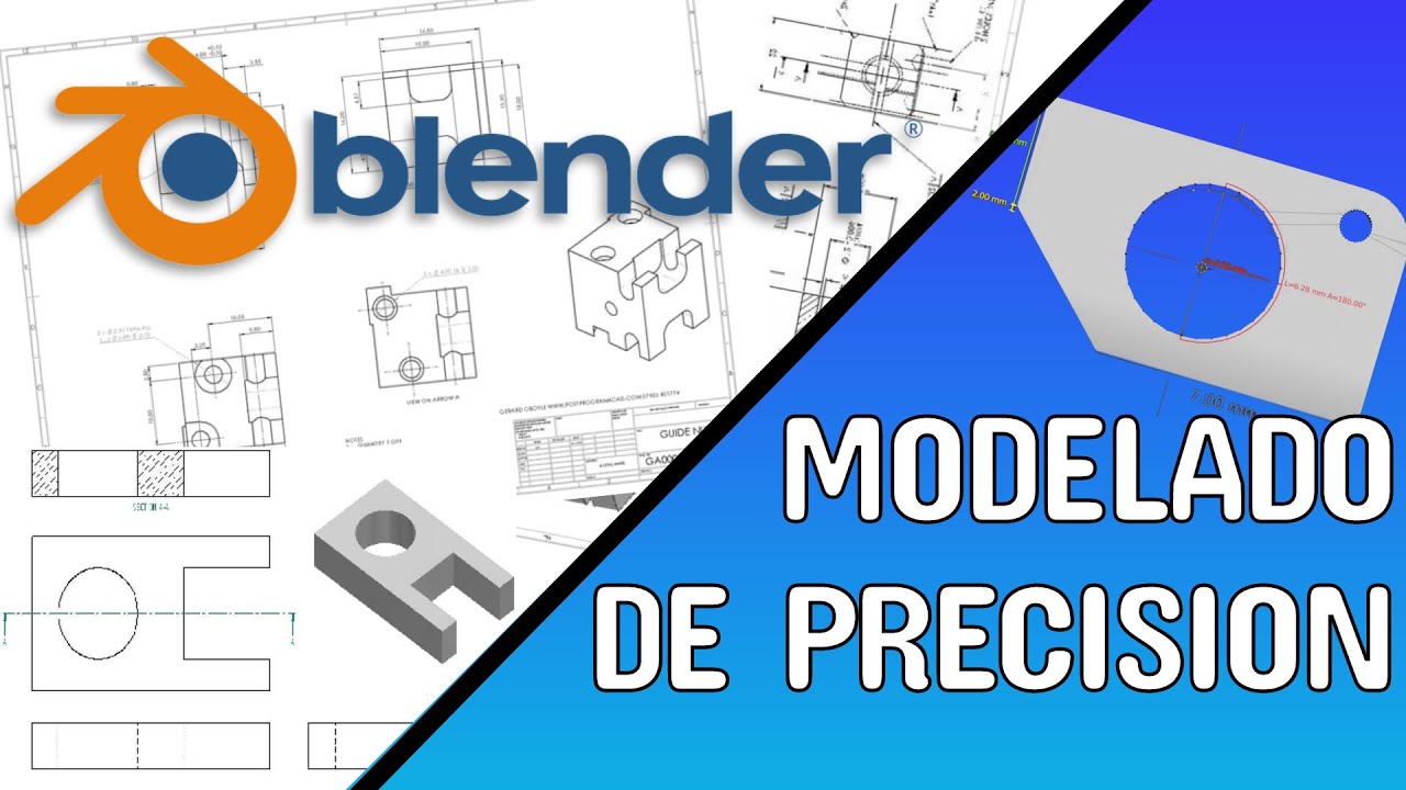 📏 Blender Modelado de PRECISION para impresión 3D 📐 - Desde 0
