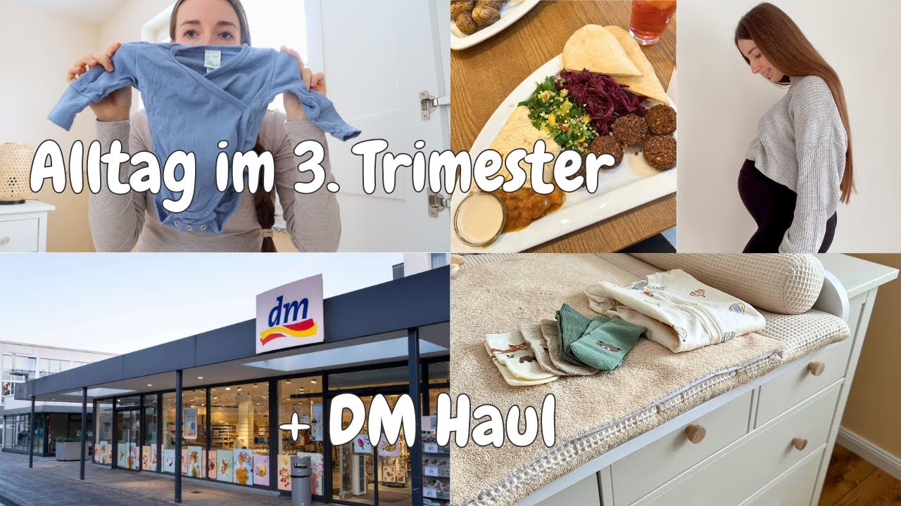 Update aus dem 3. Trimester🤰 Frauenarztbesuch, Food Diary & DM Haul