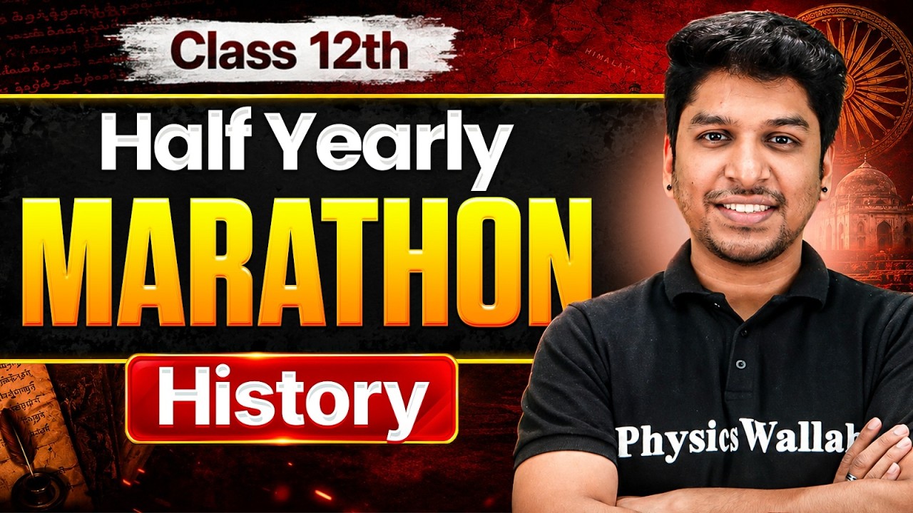 Class 12 History Half Yearly Marathon 2026-27 | Class 12 History Complete Revision | By Sameer Sir
