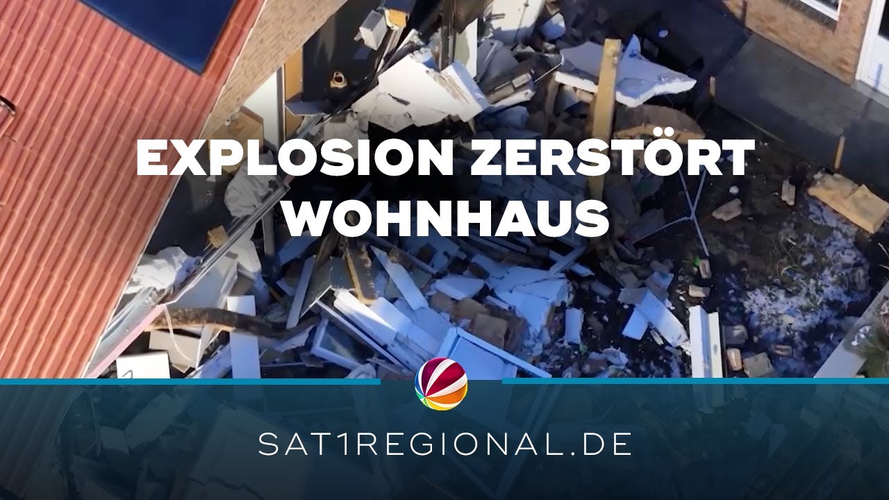 Explosion zerstört Wohnhaus in Schönberg: Defekte Photovoltaik-Anlage war wohl Brandursache