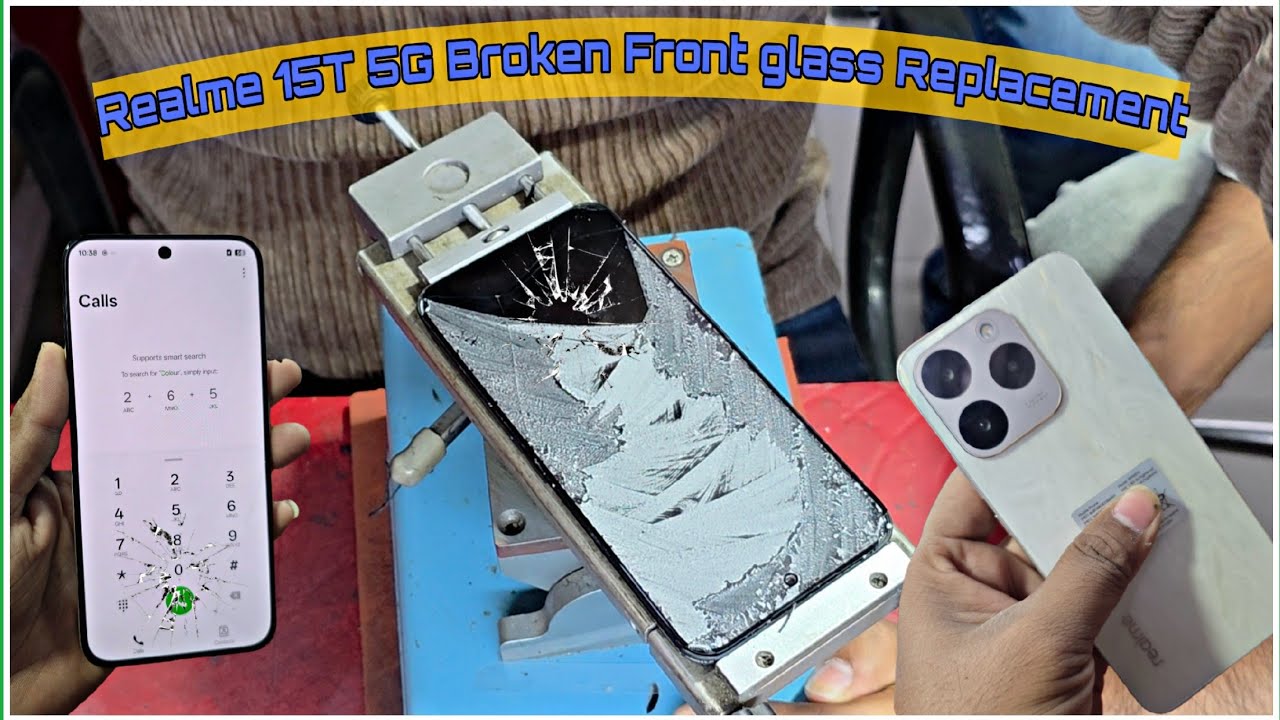 Realme 15T 5G Broken Front glass Replacement | Realme 15T Glass Problem Solution 💥