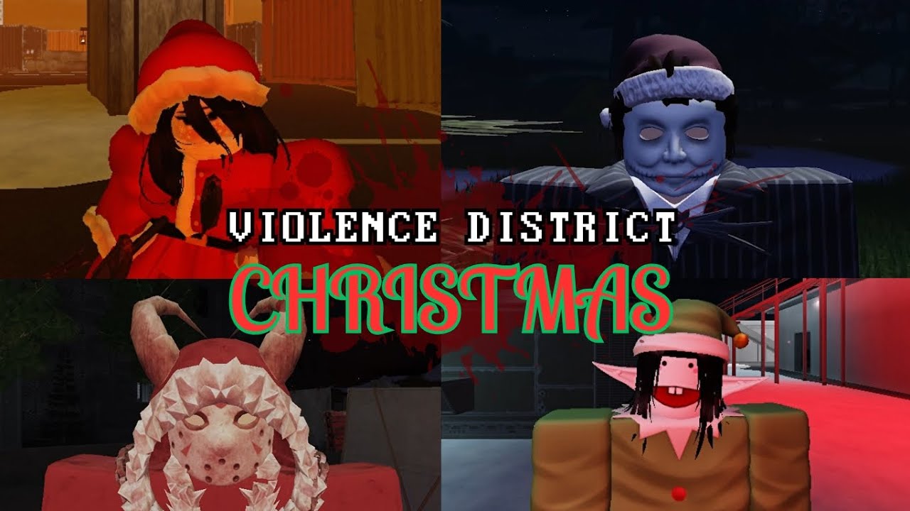 Winning with ALL CHRISTMAS KILLER SKINS in Violence District