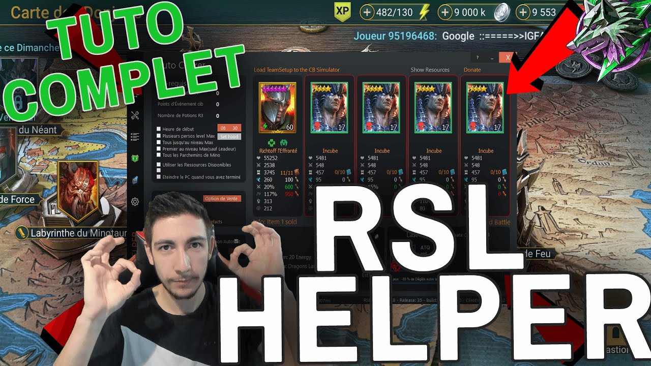 [TUTO] RSL HELPER - L'AUTOCLICK ULTIME ! [Raid Shadow Legends FR]