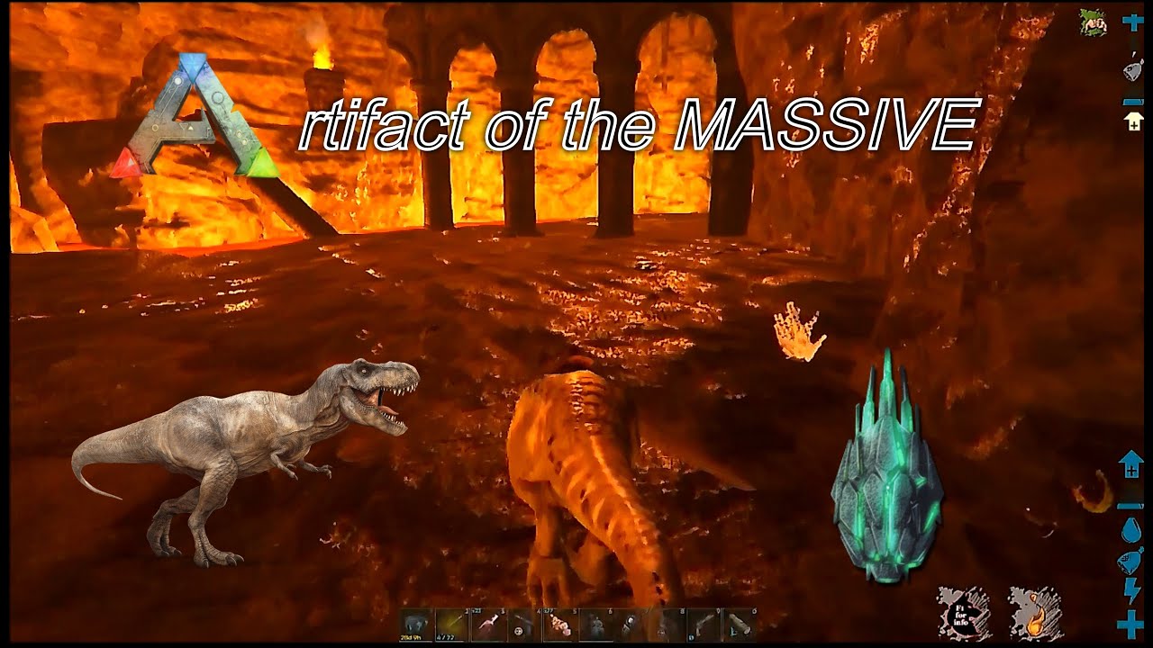 Ark The Center: How to get the artifact of the MASSIVE on the center! (easy way!!)