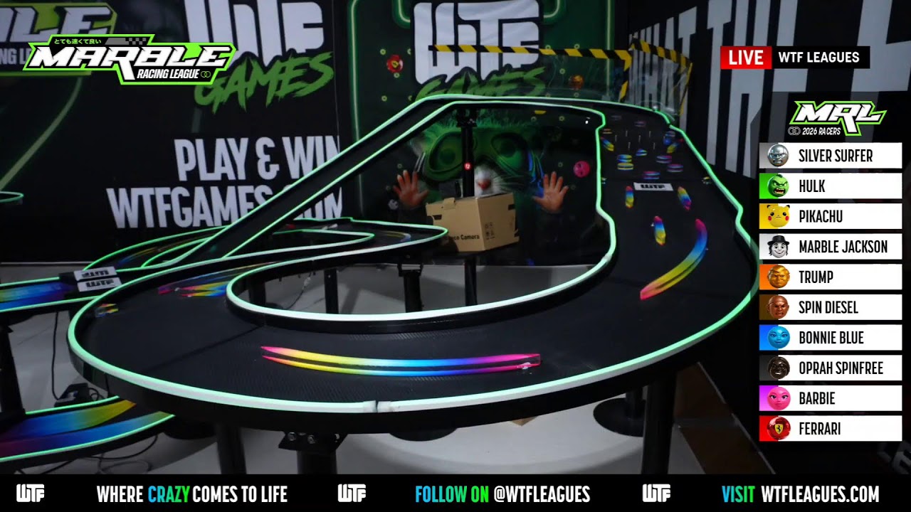 MONDAY MARBLE RACING: Trump exposed as racing fraud? //  @WTFLeagues  // 09/02