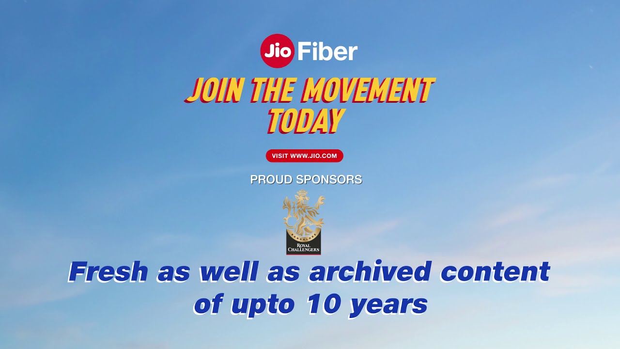 Royal Challengers Bangalore - Stream Old & Latest Content on JioFiber