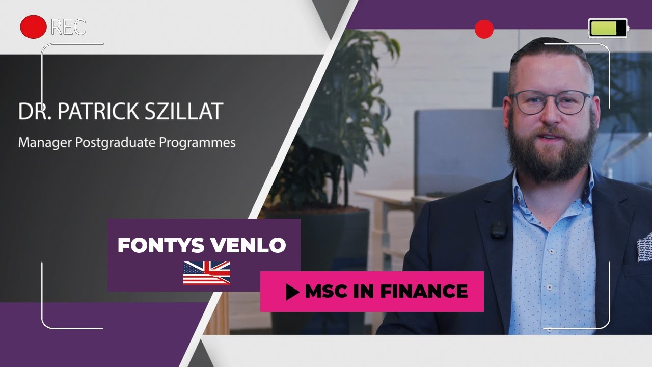 Get to know the study programme MSc in Finance