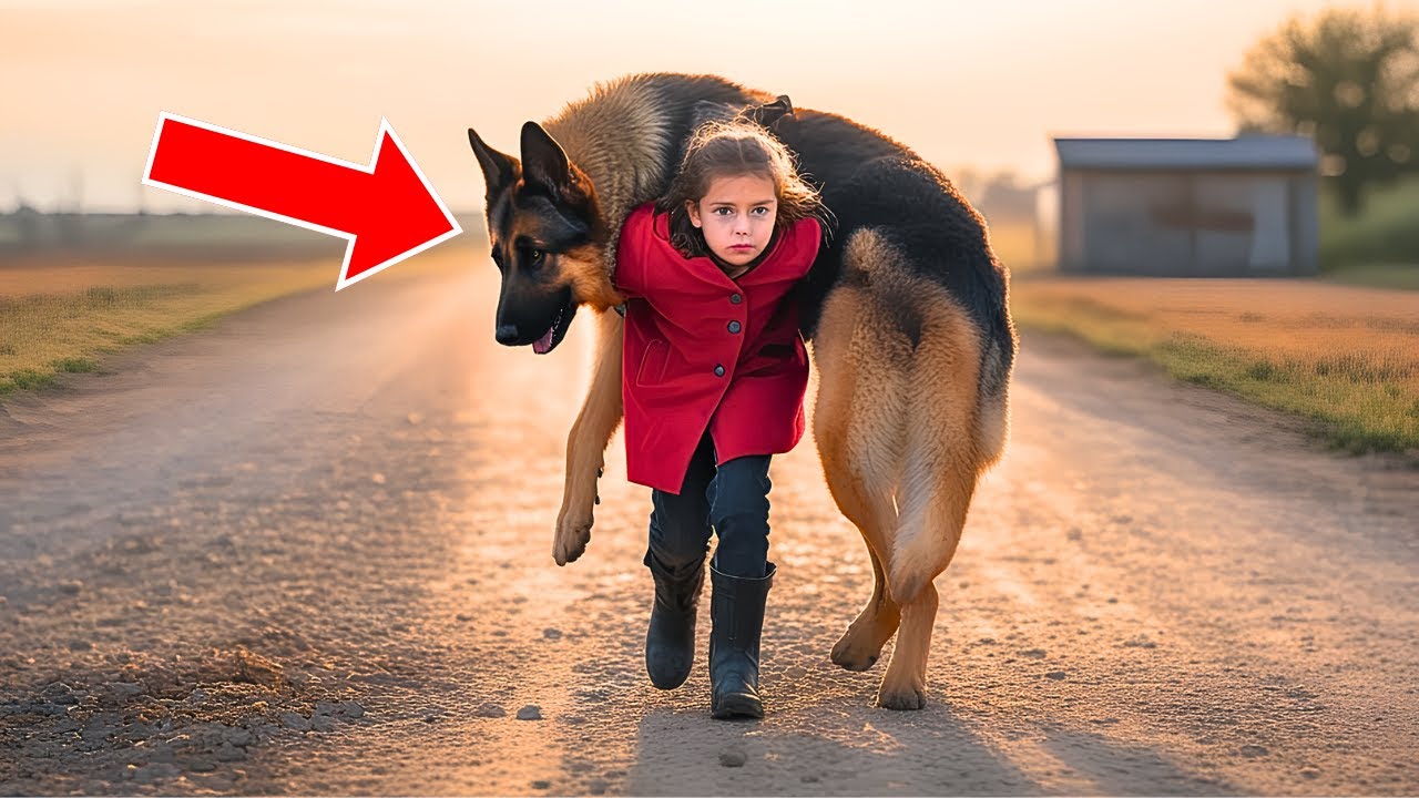 Une Fillette Sauve Un Chien Sur La Route… Quelques Mois Plus Tard, Il Bouleverse Sa Vie !