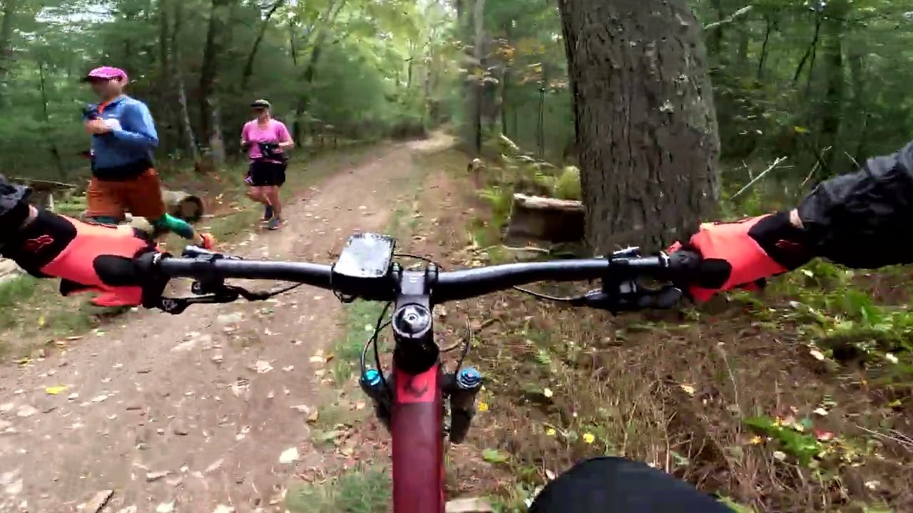 Mountain biking in Willowdale State Forest, Topsfield, MA (Part 1)