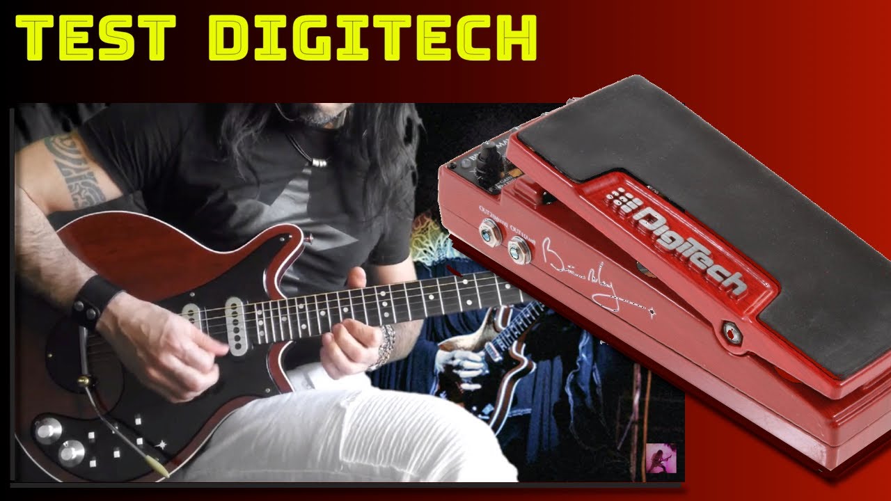 DIGITECH BRIAN MAY PEDAL TEST - Red special Carpinteri cquadro