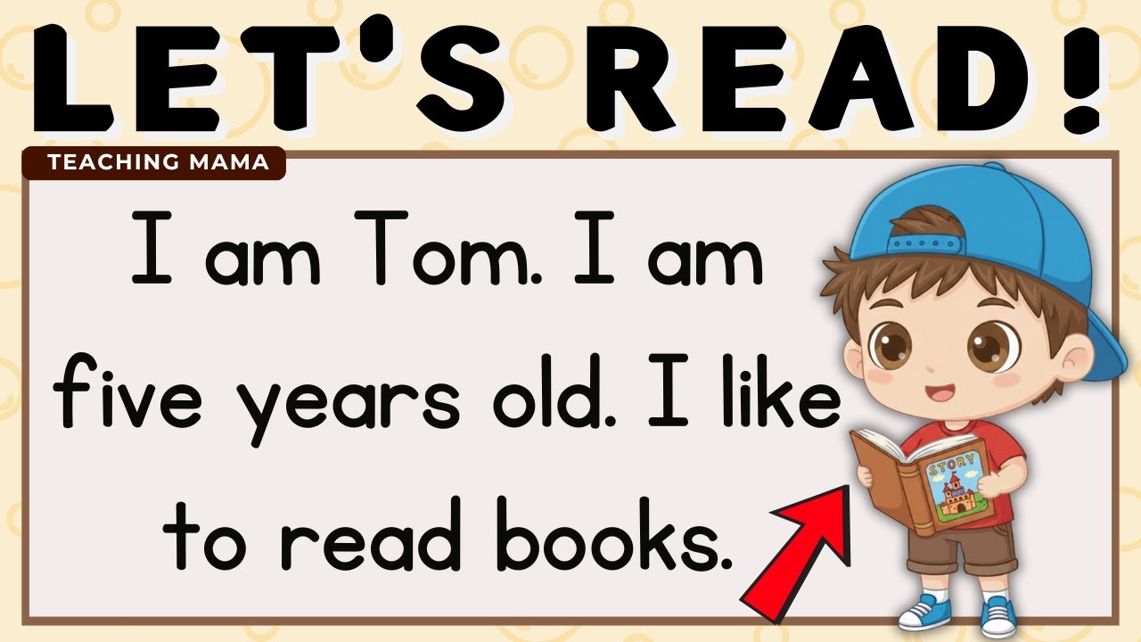 LET'S READ! | ENGLISH READING | SIMPLE SENTENCES FOR KIDS GRADE 1 & KINDER | TEACHING MAMA
