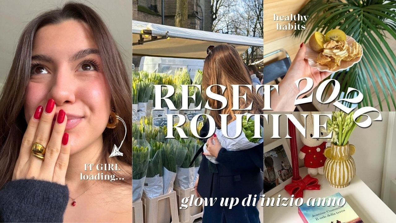 RESET ROUTINE 2026🌟 pulizia, healthy habits, nuove unghiette, skincare & prodotti makeup preferiti