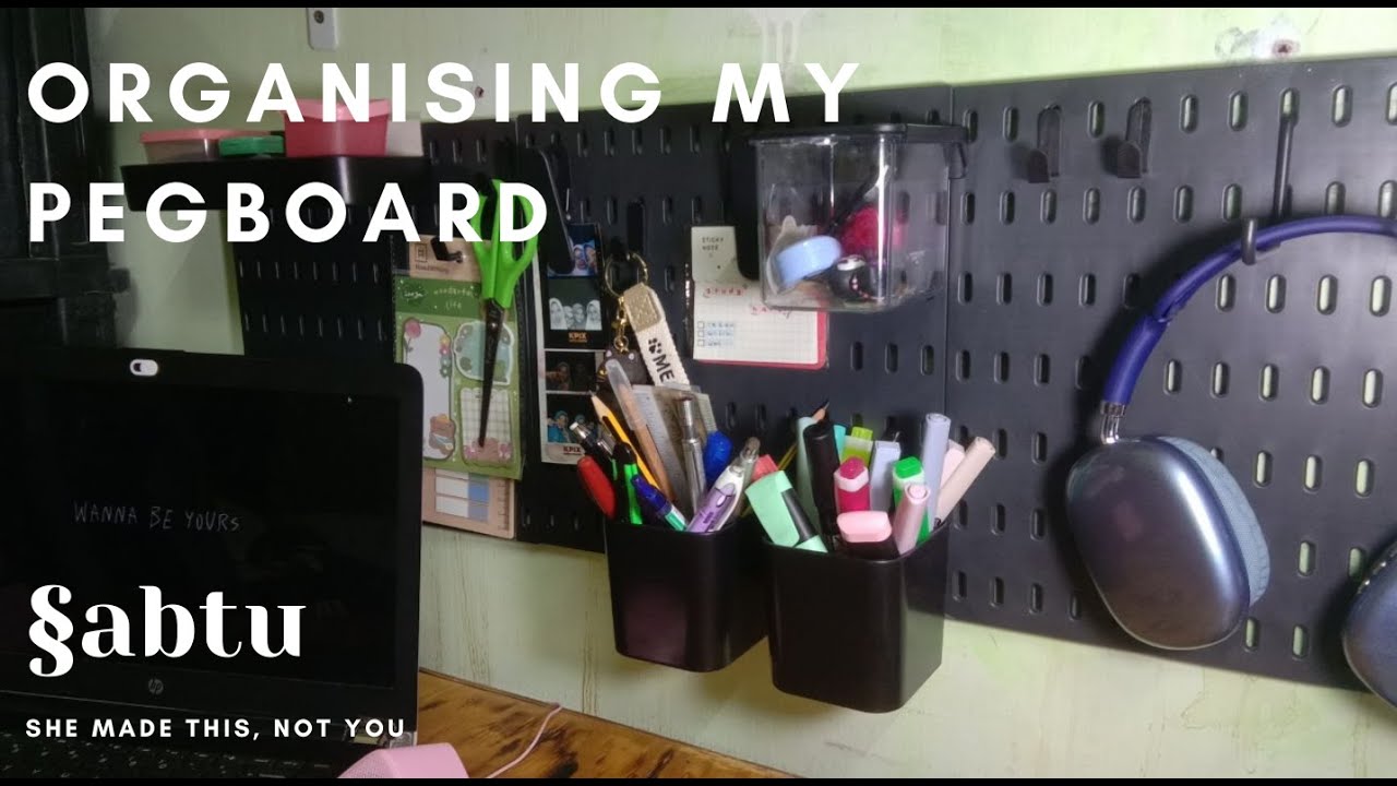 Organising My Pegboard || Online Shopping ||  &sect;abtu ||
