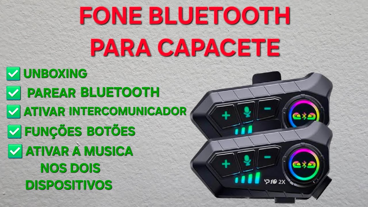 FONE PARA CAPACETE Y10 COM FUNÇÃO INTERCOMUNICADOR. SAIBA TUDO!!!!