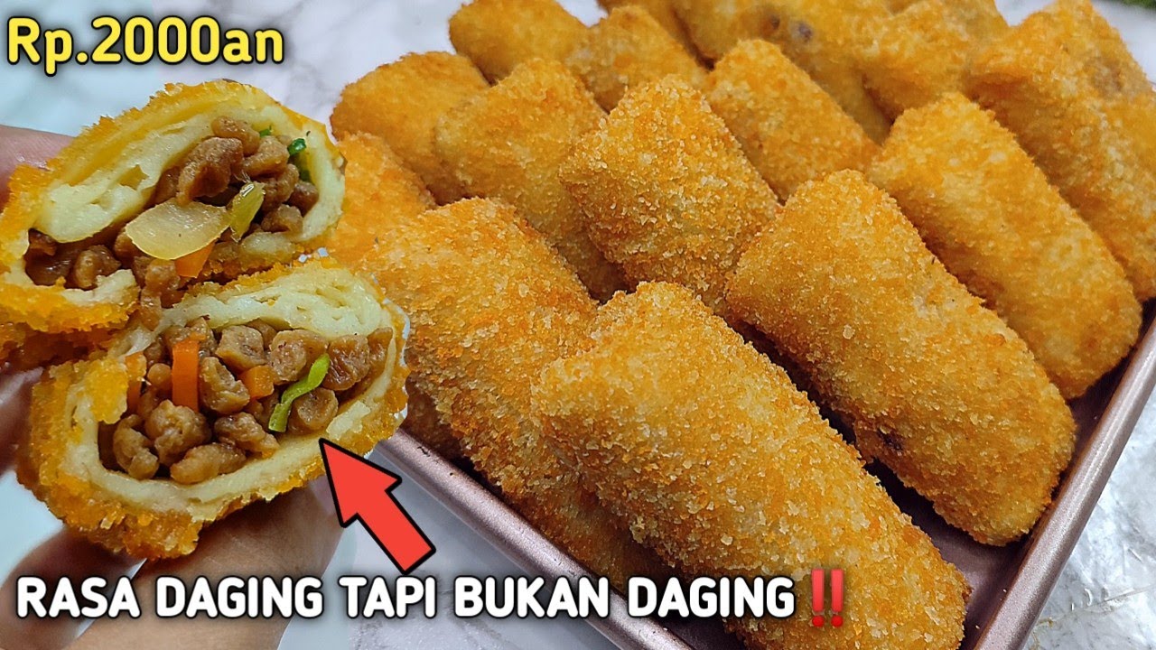 TERBARU ‼️RISOL RASA DAGING TAPI BUKAN DAGING ISIANNYA BEDA DARI YANG LAIN ENAK BANGET