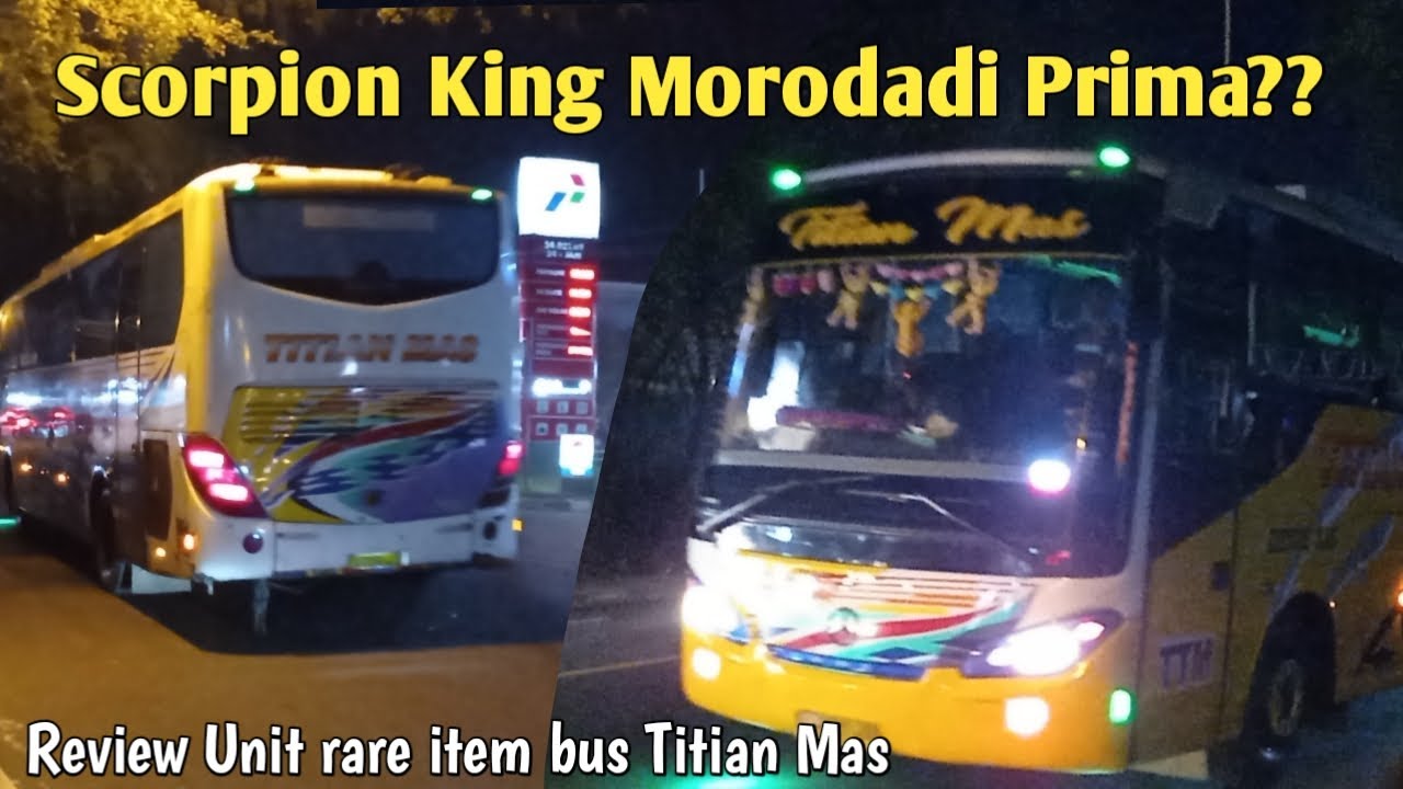 Scorpion King Morodadi Prima - Review bus Titian Mas Bima Surabaya