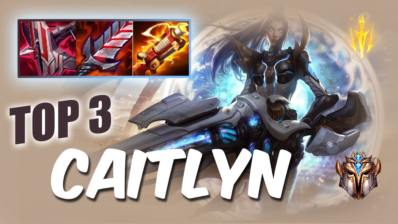 [Wild Rift] Caitlyn TOP 3 - S12 RUSH Challenger ranked game + build