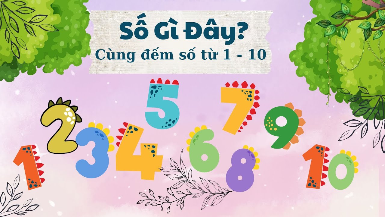 Số Gì Đây | Bé Học Số Đếm | Dạy Số Đếm Từ 1 Đến 10 Cho Bé