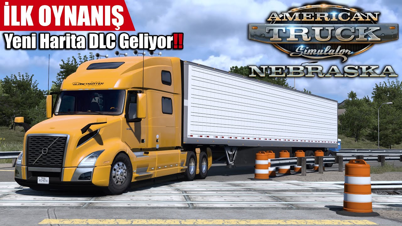 İlk Oynanış !! Yeni Harita DLC'si Geliyor | American Truck Simulator | Nebraska DLC !!