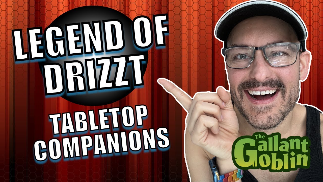 Legend of Drizzt 30th Anniversary - Tabletop Companions Mini Review | D&D | WizKids