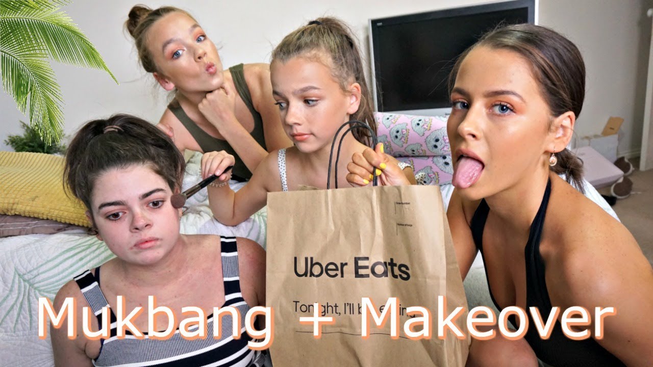 MUKBANG + GIVING EMILY A MAKEOVER