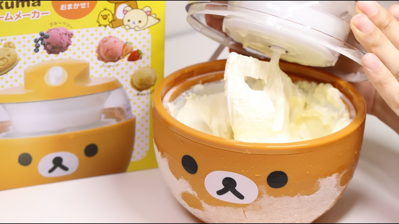 Rilakkuma Ice Cream Maker Easy Cooking