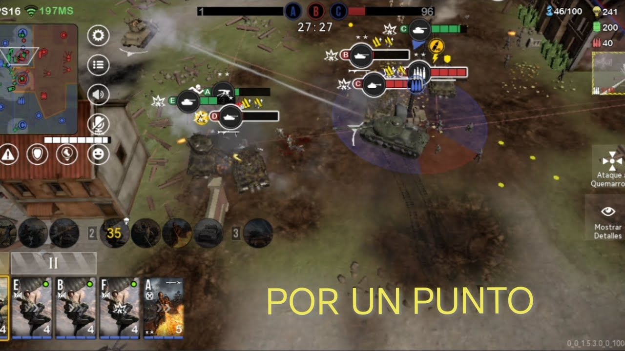 WAR ALERT : =Lo§ B@ND!Do§= POR UN PUNTO CASI PERDEMOS