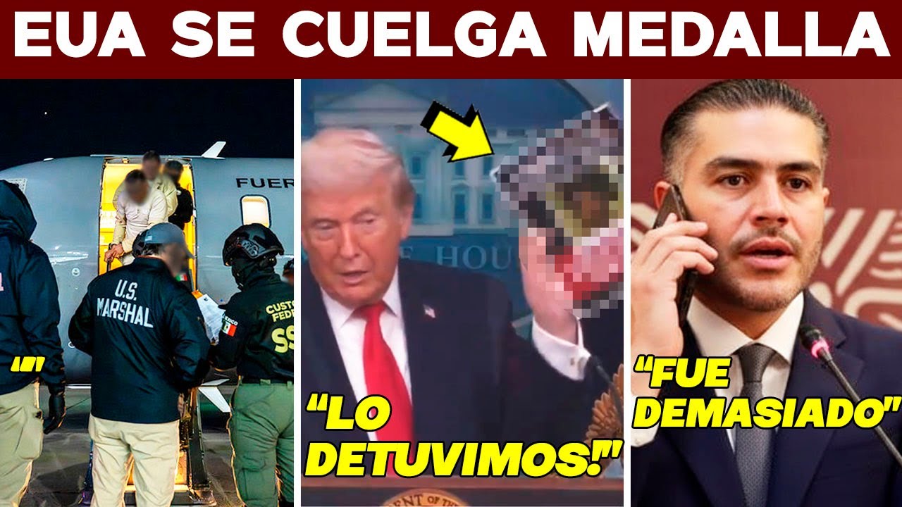 EUA SE CUELGA MEDALLA! PRESUME ARRESTOS DE MX. HARFUCH FURIOSO. VETA TODO