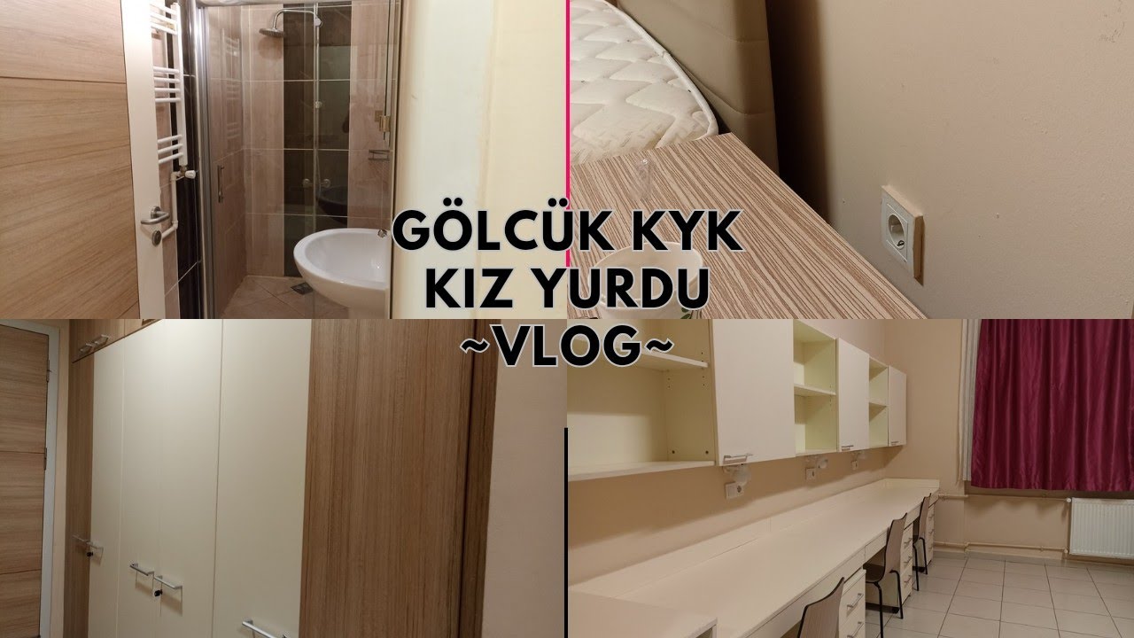 KOCAELİ GÖLCÜK KYK YURDU ODA VLOG
