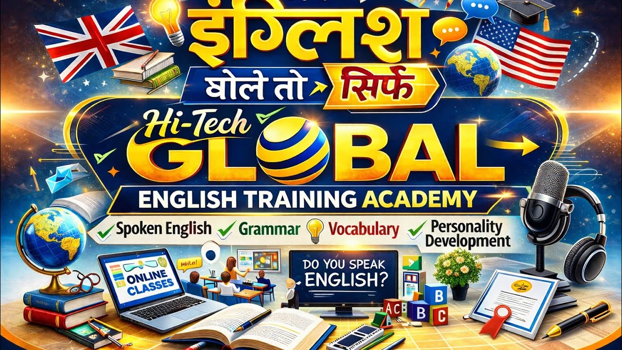अब सीकर बोलेगा इंग्लिश ll High Tech Global English Training Academy ll B. L. Sir 