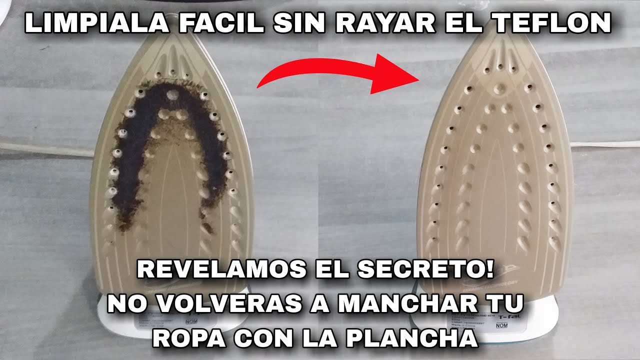 COMO LIMPIAR UNA PLANCHA QUEMADA