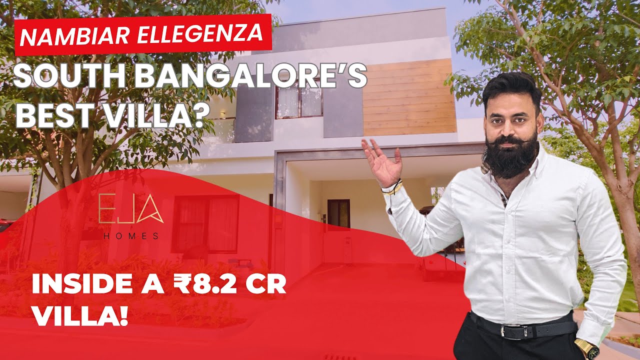 Bangalore’s Most Elegant 5BHK Villa | Nambiar Ellegenza Walkthrough | ₹8.2 Cr | EJA HOMES