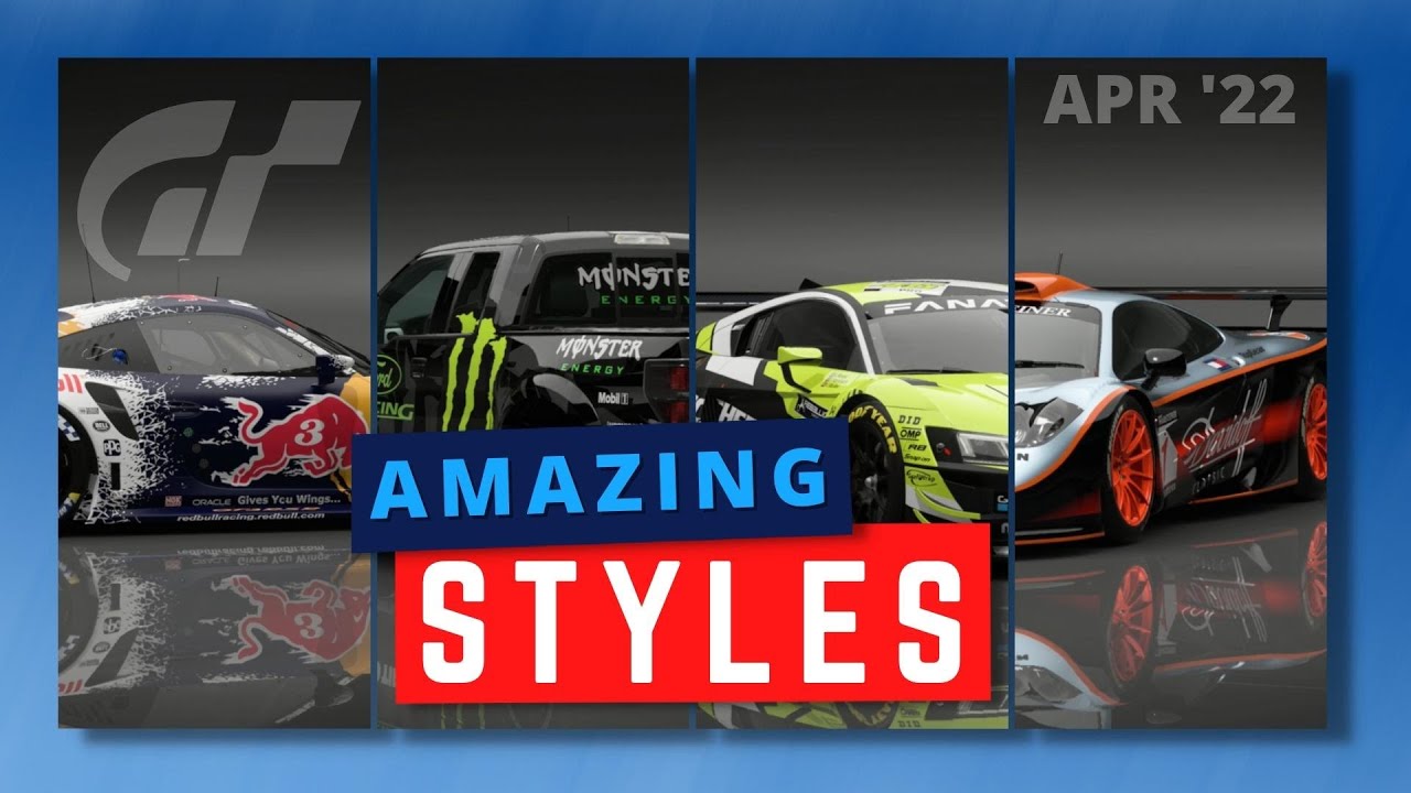 GT7 Top Livery Designs - April 2022