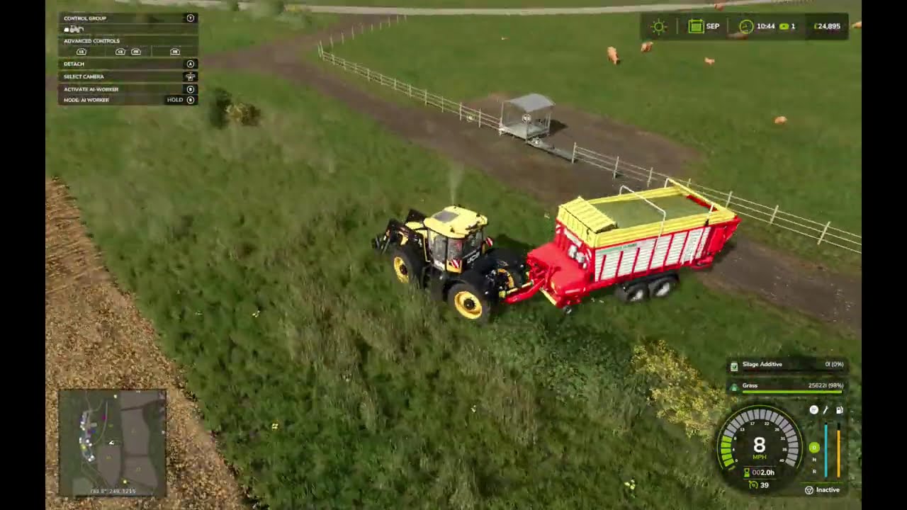 Farming Simulator 25 Kinlaig Ep 10 Collecting Grass