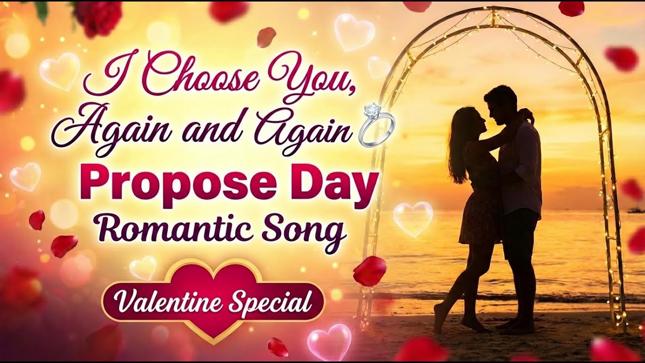 I Choose You, Again and Again 💍  Propose Day Romantic Song  Valentine Special