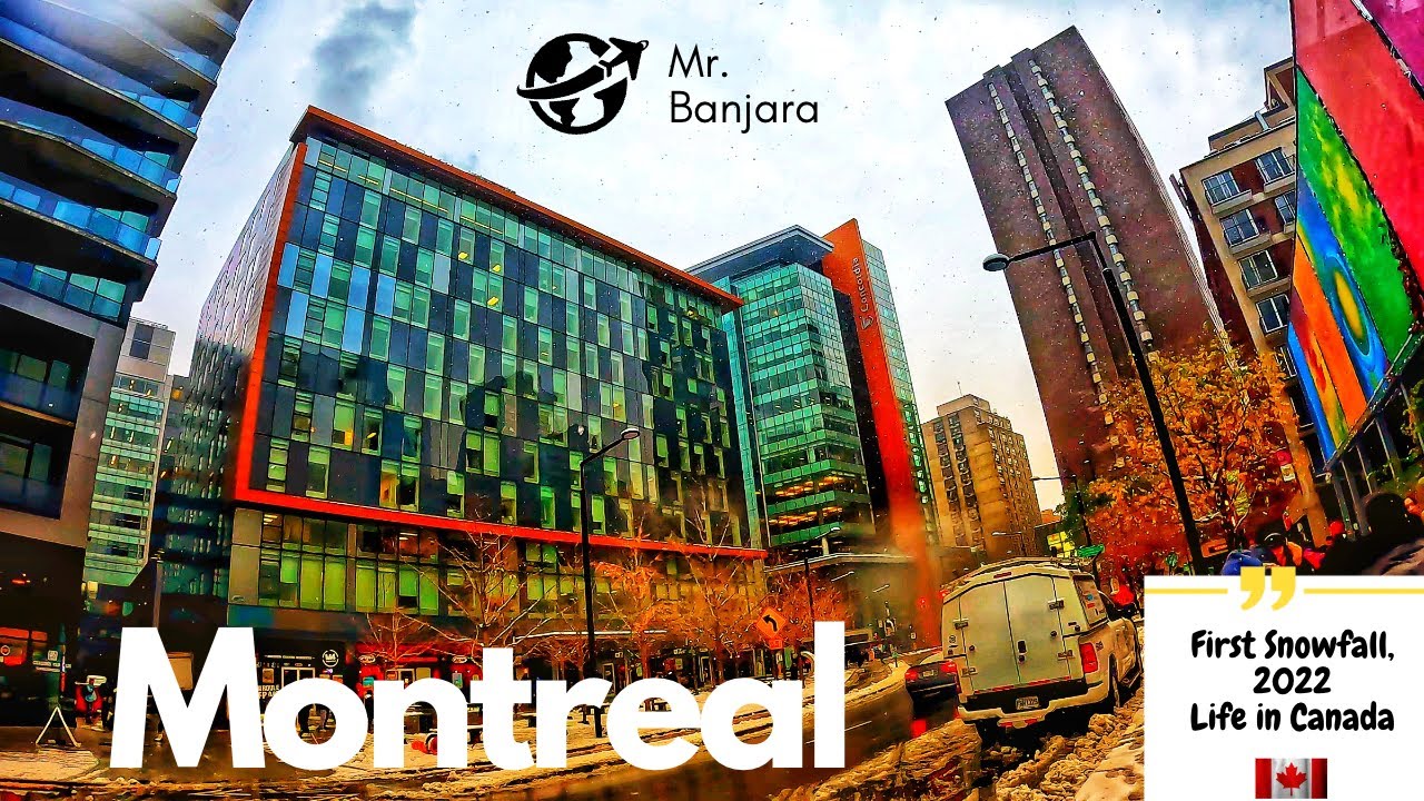 A day in life of an Indian student at Concordia | First Snowfall in Montreal 2022 |#indianyoutuber