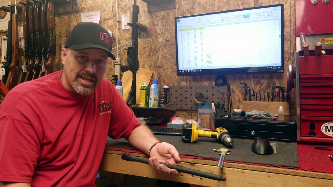 Drilling out Gas Port hole on AR-15