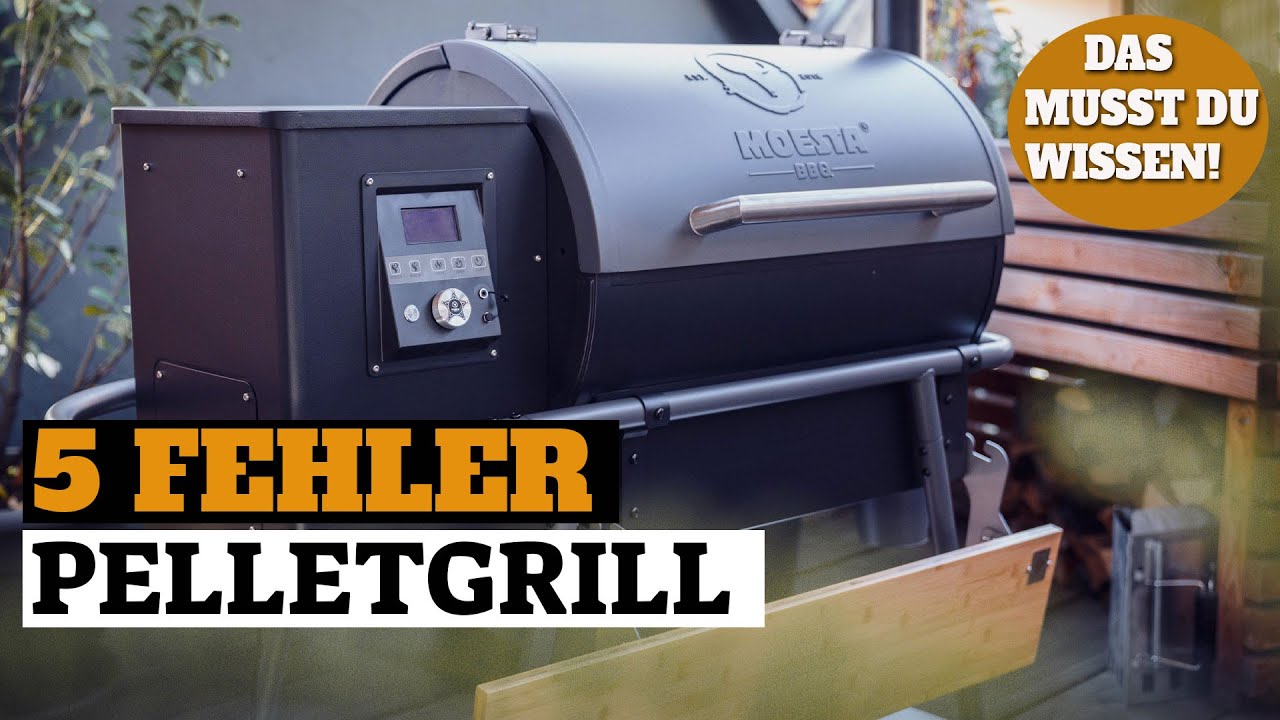 5 FEHLER beim Grillen mit dem PELLETSMOKER ⚠️💨