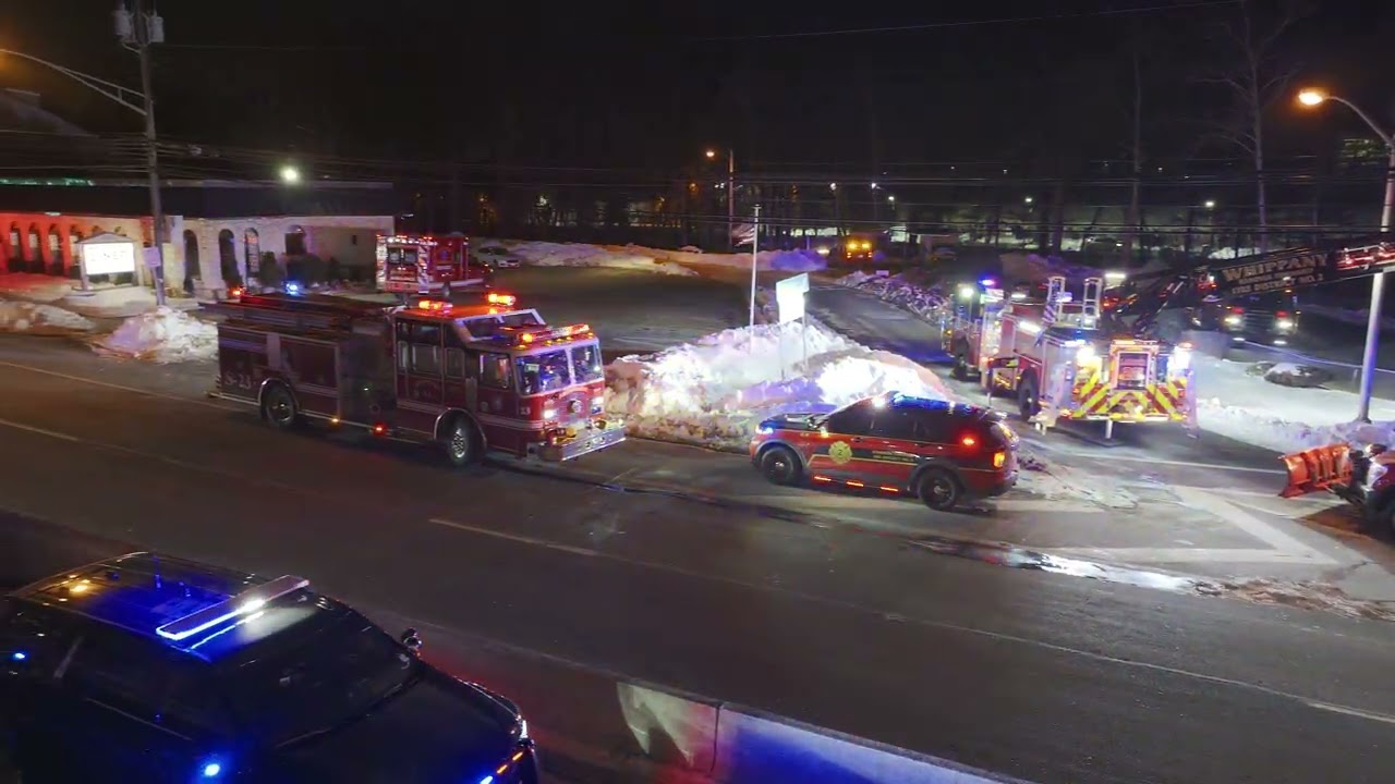 Whippany Volunteer Fire Department - Rt.10 Structure Fire (FEB-01-2026)  DJI0122
