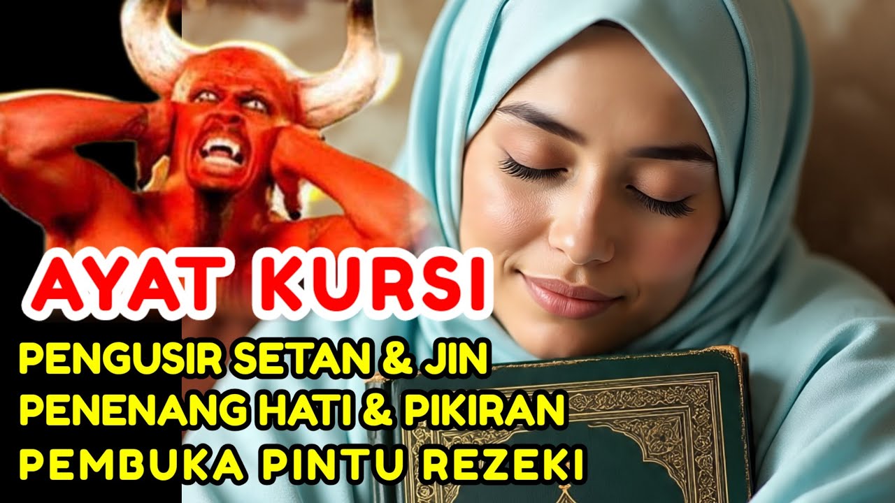 ayat kursi merdu pengantar tidur, ayat kursi pengusir setan dan jin
