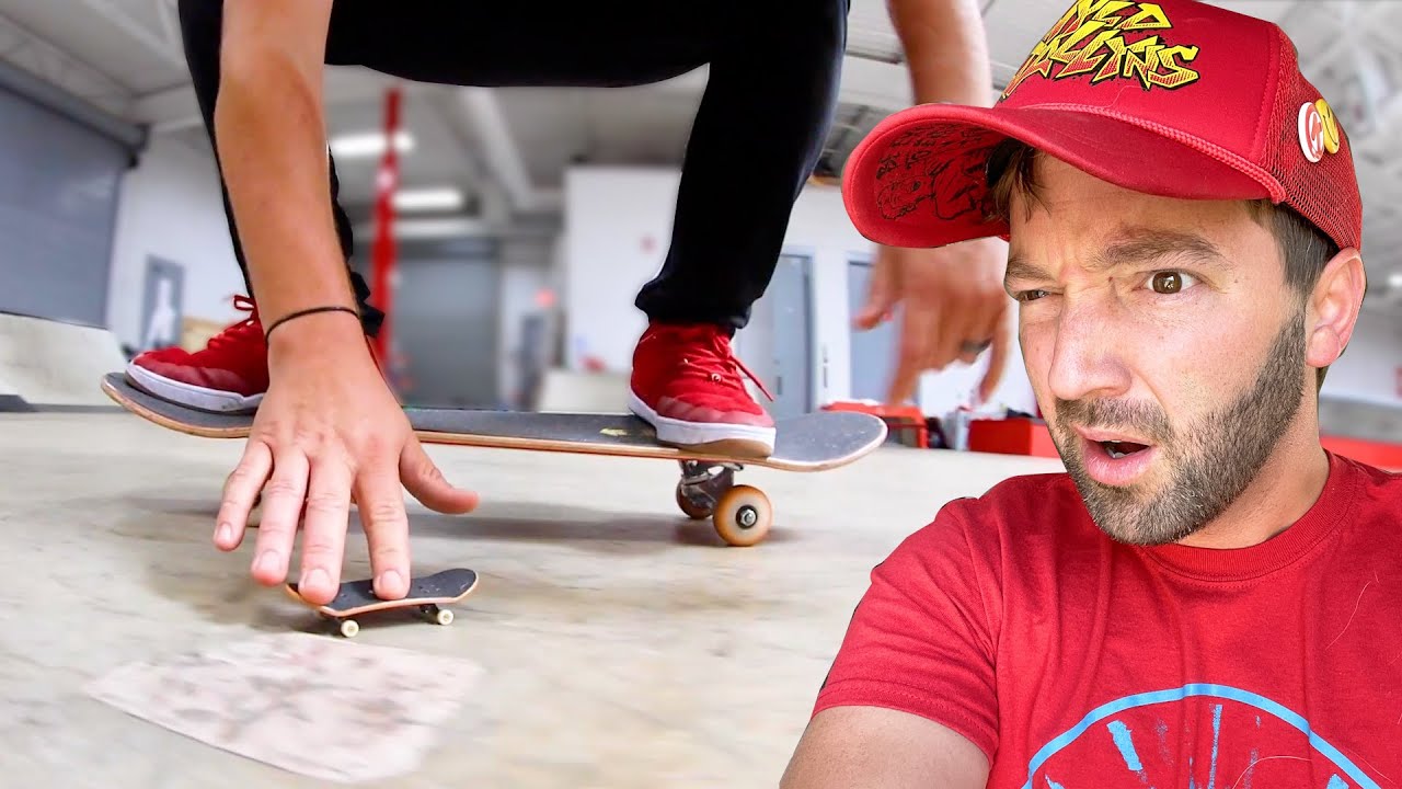 FINGERBOARDING WHILE ACTUALLY SKATEBOARDING / Warehouse Wednesday