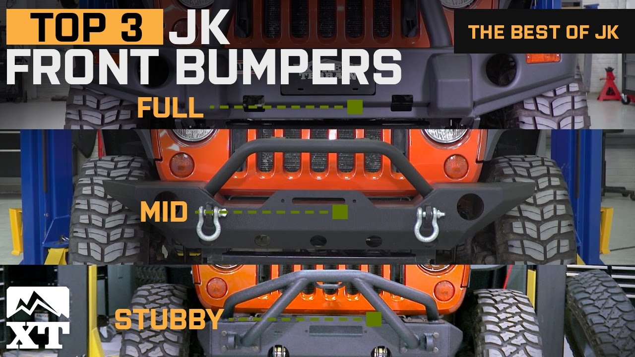 The 3 Best Jeep Wrangler Bumpers For 2007-2017 JK Unlimited Rubicon Sahara Sport