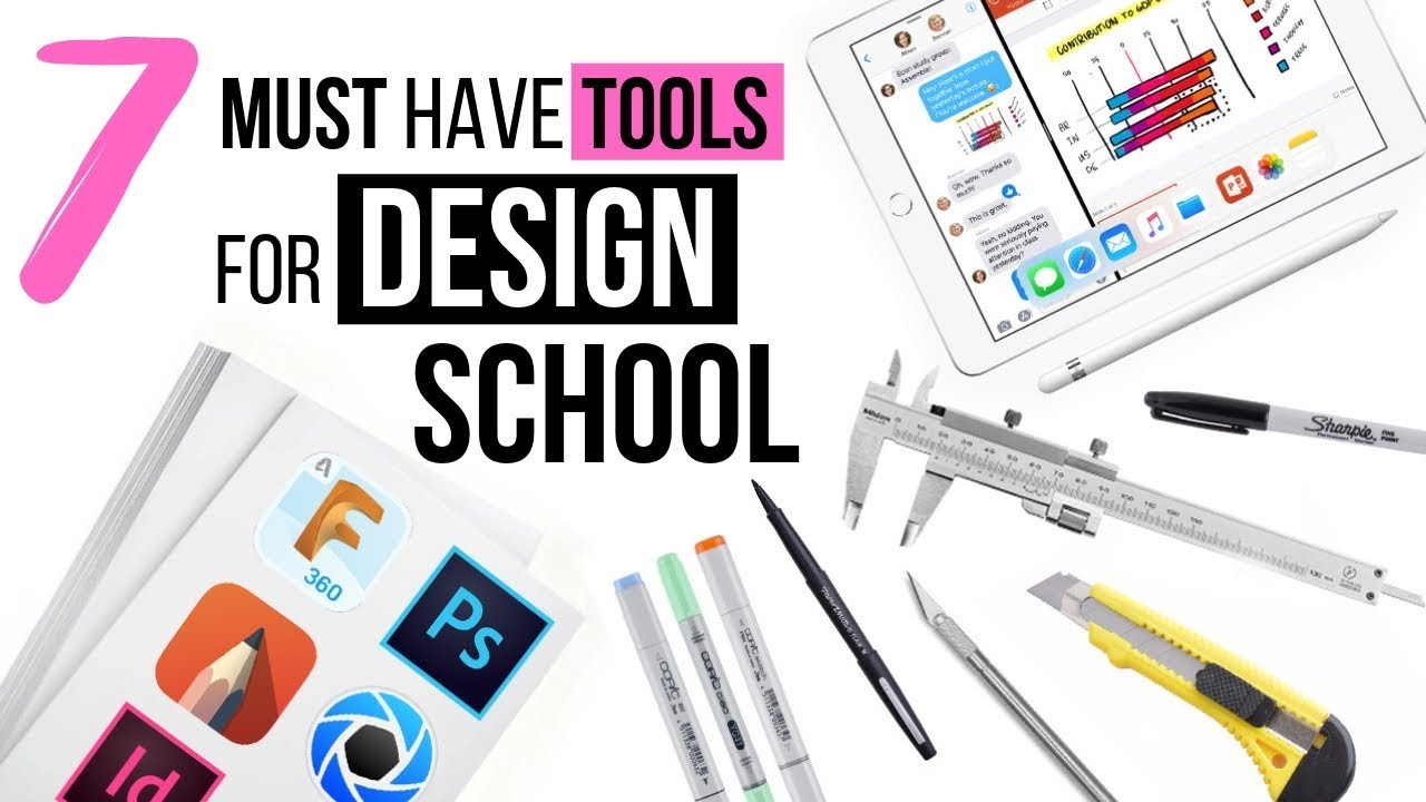 7 Essential Tools You Must Have For Design School