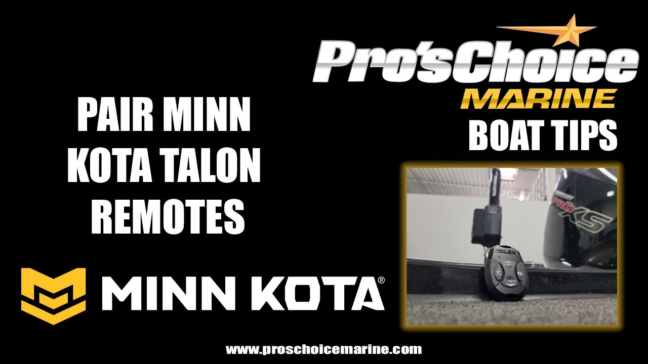 Minn Kota Talon - How to Pair